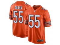 Nike Hroniss Grasu Game Orange Alternate Youth Jersey - NFL Chicago Bears #55