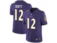 Nike Jaleel Scott Elite Purple Home Youth Jersey - NFL Baltimore Ravens #12 Vapor Untouchable