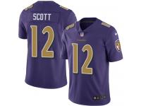 Nike Jaleel Scott Limited Purple Youth Jersey - NFL Baltimore Ravens #12 Rush Vapor Untouchable