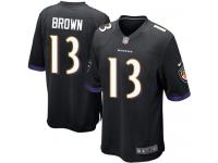 Nike John Brown Game Black Alternate Men's Jersey - NFL Baltimore Ravens #13