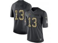 Nike John Brown Limited Black Youth Jersey - NFL Baltimore Ravens #13 2016 Salute to Service