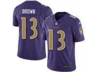 Nike John Brown Limited Purple Youth Jersey - NFL Baltimore Ravens #13 Rush Vapor Untouchable