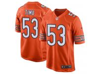 Nike John Timu Game Orange Alternate Men's Jersey - NFL Chicago Bears #53