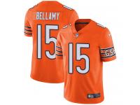 Nike Josh Bellamy Limited Orange Men's Jersey - NFL Chicago Bears #15 Rush Vapor Untouchable