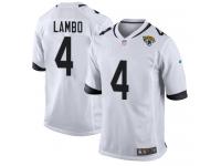 Nike Josh Lambo Game White Road Youth Jersey - NFL Jacksonville Jaguars #4