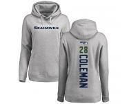 Nike Justin Coleman Ash Backer Women's - NFL Seattle Seahawks #28 Pullover Hoodie