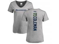 Nike Justin Coleman Ash Backer Women's - NFL Seattle Seahawks #28 T-Shirt