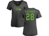 Nike Justin Coleman Ash One Color Women's - NFL Seattle Seahawks #28 T-Shirt