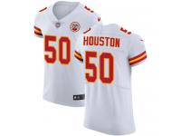 Nike Justin Houston Elite White Road Men's Jersey - NFL Kansas City Chiefs #50 Vapor Untouchable