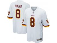 Nike Kevin Hogan Game White Road Men's Jersey - NFL Washington Redskins #8