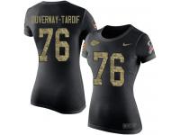 Nike Laurent Duvernay-Tardif Black Camo Salute to Service Women's - NFL Kansas City Chiefs #76 T-Shirt