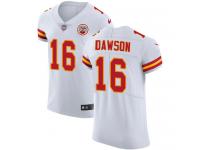 Nike Len Dawson Elite White Road Men's Jersey - NFL Kansas City Chiefs #16 Vapor Untouchable