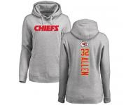 Nike Marcus Allen Ash Backer Women's - NFL Kansas City Chiefs #32 Pullover Hoodie