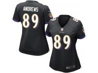 Nike Mark Andrews Game Black Alternate Women's Jersey - NFL Baltimore Ravens #89