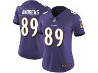 Nike Mark Andrews Limited Purple Home Women's Jersey - NFL Baltimore Ravens #89 Vapor Untouchable