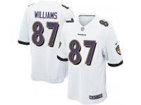 Nike Maxx Williams Game White Road Youth Jersey - NFL Baltimore Ravens #87