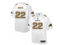 Nike Men NFL Baltimore Ravens #22 Jimmy Smith White Game Jersey