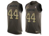 Nike Men NFL Baltimore Ravens #44 Kyle Juszczyk Olive Salute To Service Tank Top