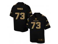Nike Men NFL Baltimore Ravens #73 Marshal Yanda Black Game Jersey