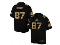 Nike Men NFL Kansas City Chiefs #87 Travis Kelce Black Game Jersey