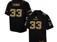 Nike Men NFL New England Patriots #33 Dion Lewis Butler Black Game Jersey