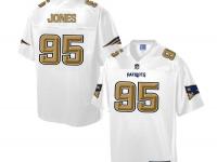 Nike Men NFL New England Patriots #95 Chandler Jones White Game Jersey