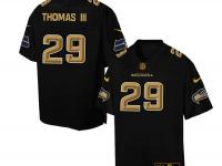 Nike Men NFL Seattle Seahawks #29 Earl Thomas III Black Game Jersey