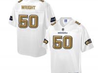 Nike Men NFL Seattle Seahawks #50 K.J. Wright White Game Jersey