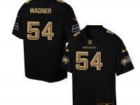 Nike Men NFL Seattle Seahawks #54 Bobby Wagner Black Game Jersey