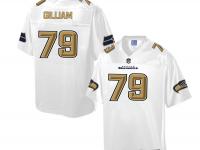 Nike Men NFL Seattle Seahawks #79 Garry Gilliam White Game Jersey