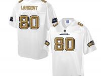 Nike Men NFL Seattle Seahawks #80 Steve Largent White Game Jersey