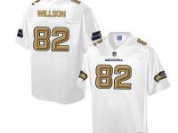 Nike Men NFL Seattle Seahawks #82 Luke Willson White Game Jersey