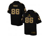Nike Men NFL Washington Redskins #86 Jordan Reed Black Game Jersey