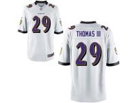 Nike Men's Baltimore Ravens Earl Thomas III Customized White Game Jersey