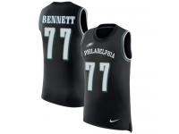 Nike Michael Bennett Black Men's Jersey - NFL Philadelphia Eagles #77 Rush Player Name & Number Tank Top