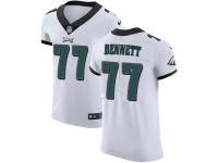 Nike Michael Bennett Elite White Road Men's Jersey - NFL Philadelphia Eagles #77 Vapor Untouchable