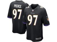 Nike Michael Pierce Game Black Alternate Youth Jersey - NFL Baltimore Ravens #97