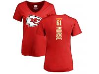 Nike Mitch Morse Red Backer Women's - NFL Kansas City Chiefs #61 T-Shirt