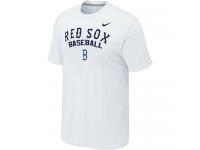 Nike MLB Boston Red Sox 2014 Home Practice T-Shirt - White