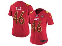 Nike Morgan Cox Limited Red Women's Jersey - NFL Baltimore Ravens #46 2017 Pro Bowl