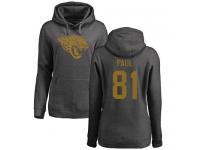 Nike Niles Paul Ash One Color Women's - NFL Jacksonville Jaguars #81 Pullover Hoodie