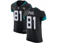 Nike Niles Paul Elite Black Home Men's Jersey - NFL Jacksonville Jaguars #81 Vapor Untouchable