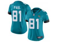 Nike Niles Paul Limited Teal Green Alternate Women's Jersey - NFL Jacksonville Jaguars #81 Vapor Untouchable