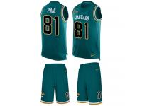 Nike Niles Paul Teal Green Men's Jersey - NFL Jacksonville Jaguars #81 Tank Top Suit