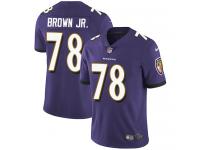 Nike Orlando Brown Jr. Limited Purple Home Men's Jersey - NFL Baltimore Ravens #78 Vapor Untouchable