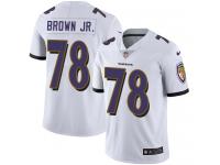 Nike Orlando Brown Jr. Limited White Road Men's Jersey - NFL Baltimore Ravens #78 Vapor Untouchable
