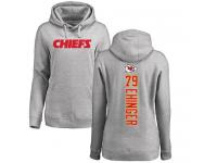 Nike Parker Ehinger Ash Backer Women's - NFL Kansas City Chiefs #79 Pullover Hoodie