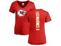 Nike Patrick Mahomes II Red Backer Women's - NFL Kansas City Chiefs #15 T-Shirt