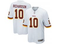 Nike Paul Richardson Game White Road Men's Jersey - NFL Washington Redskins #10