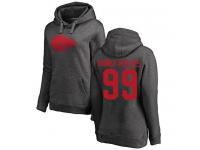 Nike Rakeem Nunez-Roches Ash One Color Women's - NFL Kansas City Chiefs #99 Pullover Hoodie